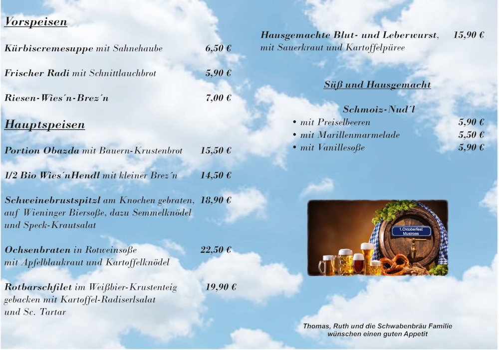 Oktoberfest-Musiroas